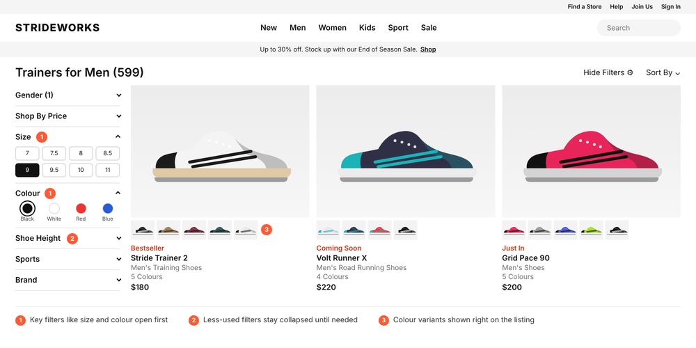 nike-ecommerce-filter-design